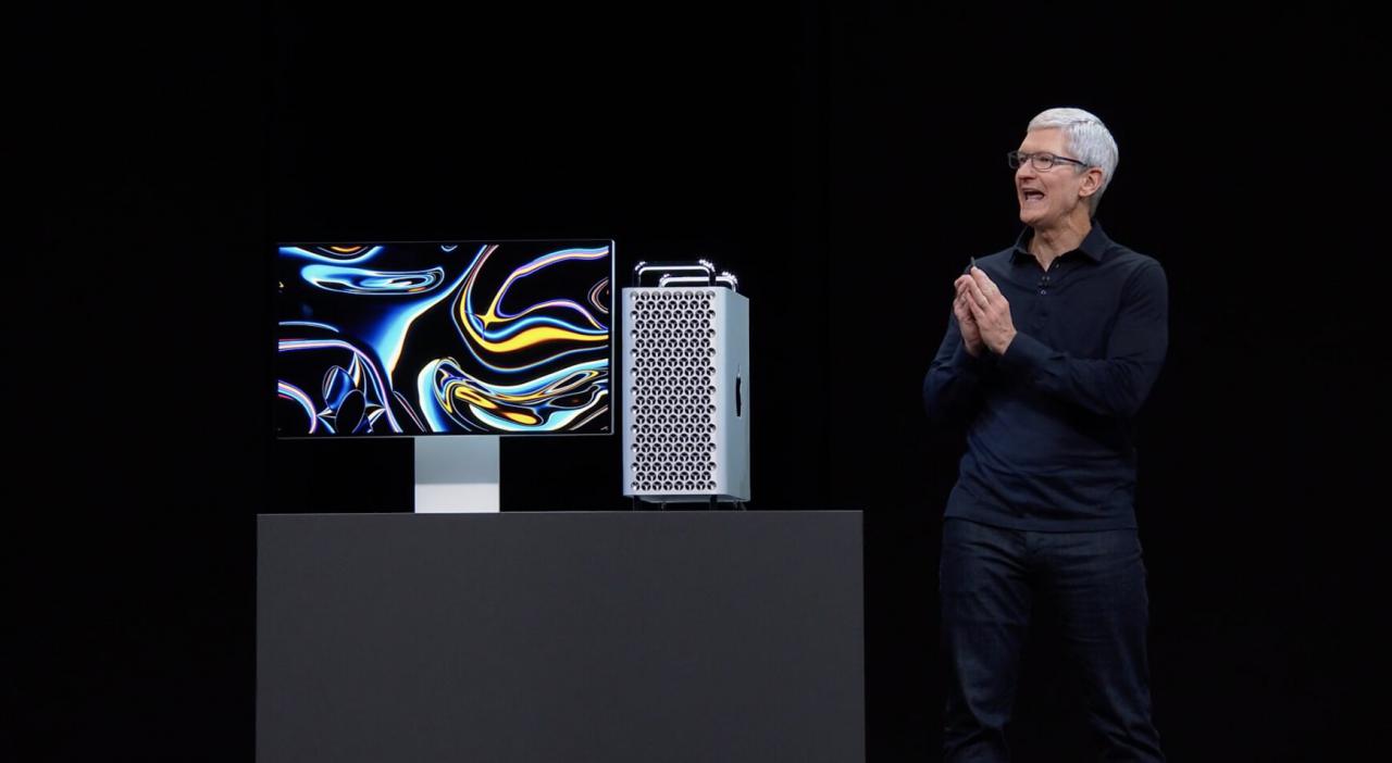 Tim Cook en la presentación del nuevo Mac Pro 