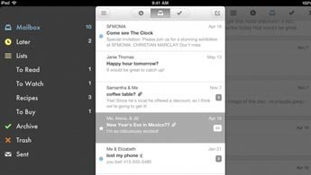 Gestiona tu Gmail con Mailbox, ahora para IPad