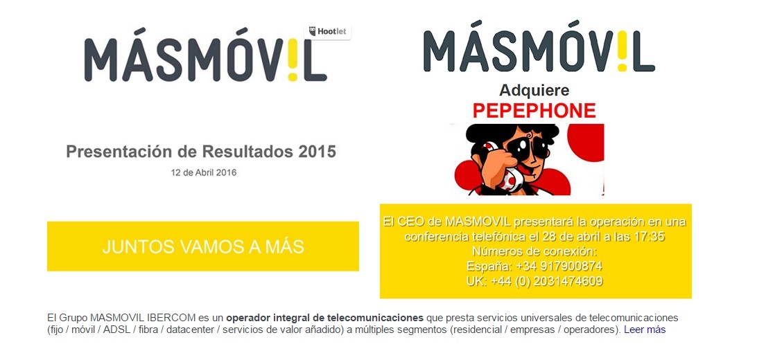 MásMóvil y PepePhone