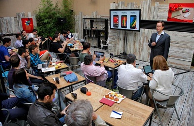 Rueda de prensa de presentación en Madrid (Foto: Motorola)