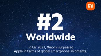 Xiaomi adelanta a Apple y se sitúa como el número dos del mundo