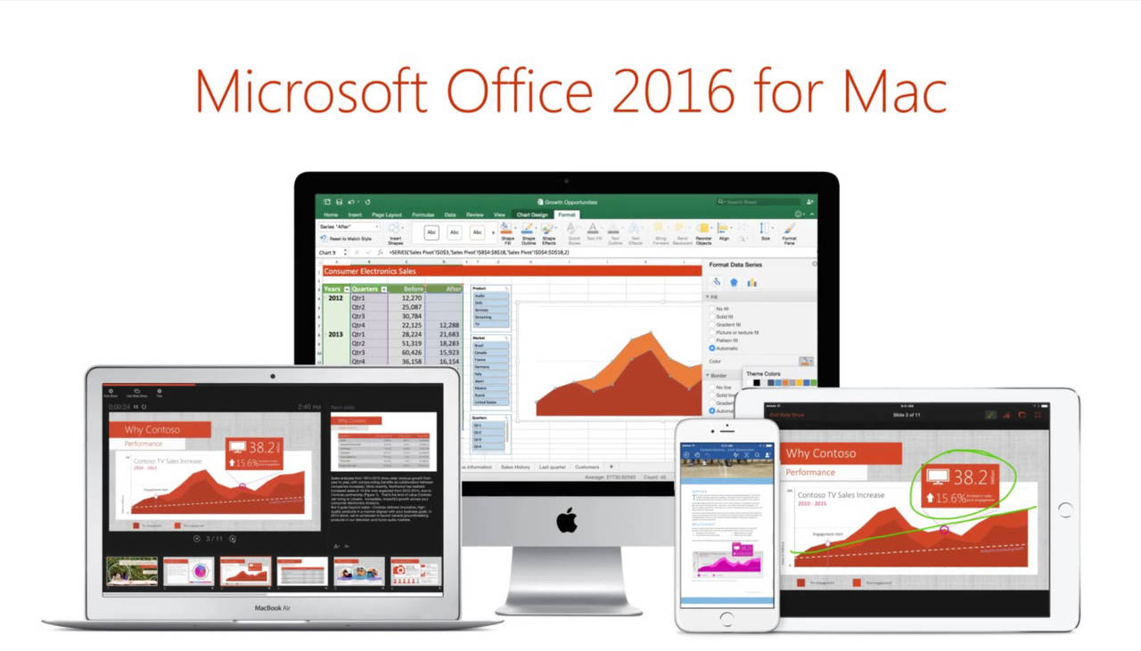 Las novedades de Office 2016 para Mac en su primer aniversario