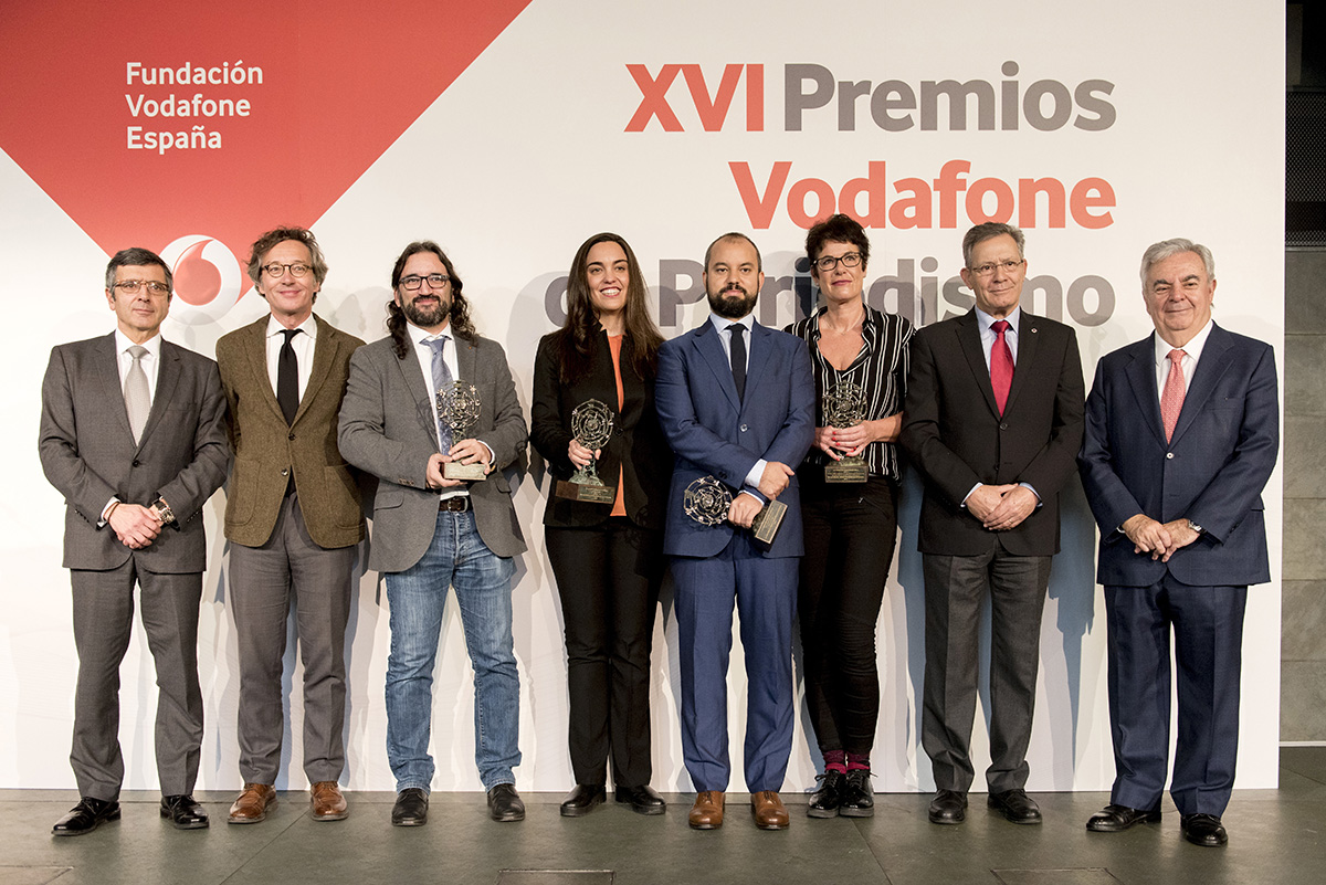 Estos fueron los ganadores del Premio de Periodismo 2017 de la Fundación Vodafone