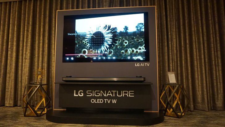LG OLED IA TV gana el premio CES 2018 al mejor producto de televisión