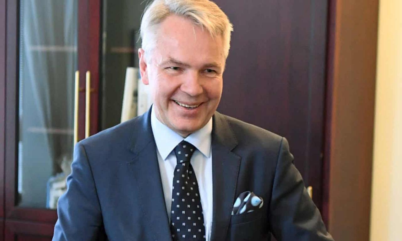 Pekka Haavisto, ministro de Asuntos Exteriores de Finlandia