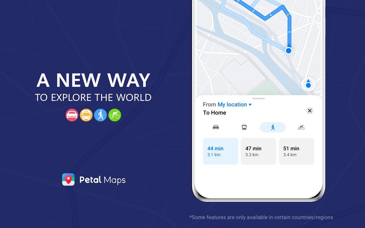Huawei mejora su aplicación Petal Maps