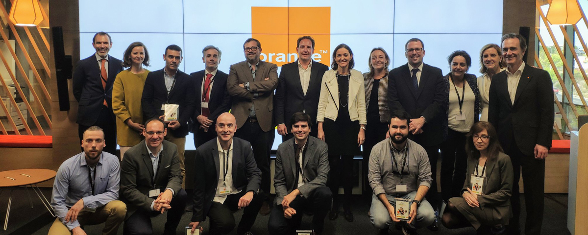 Clausura de la segunda edición Lánzate en las oficinas de Orange (Madrid)
