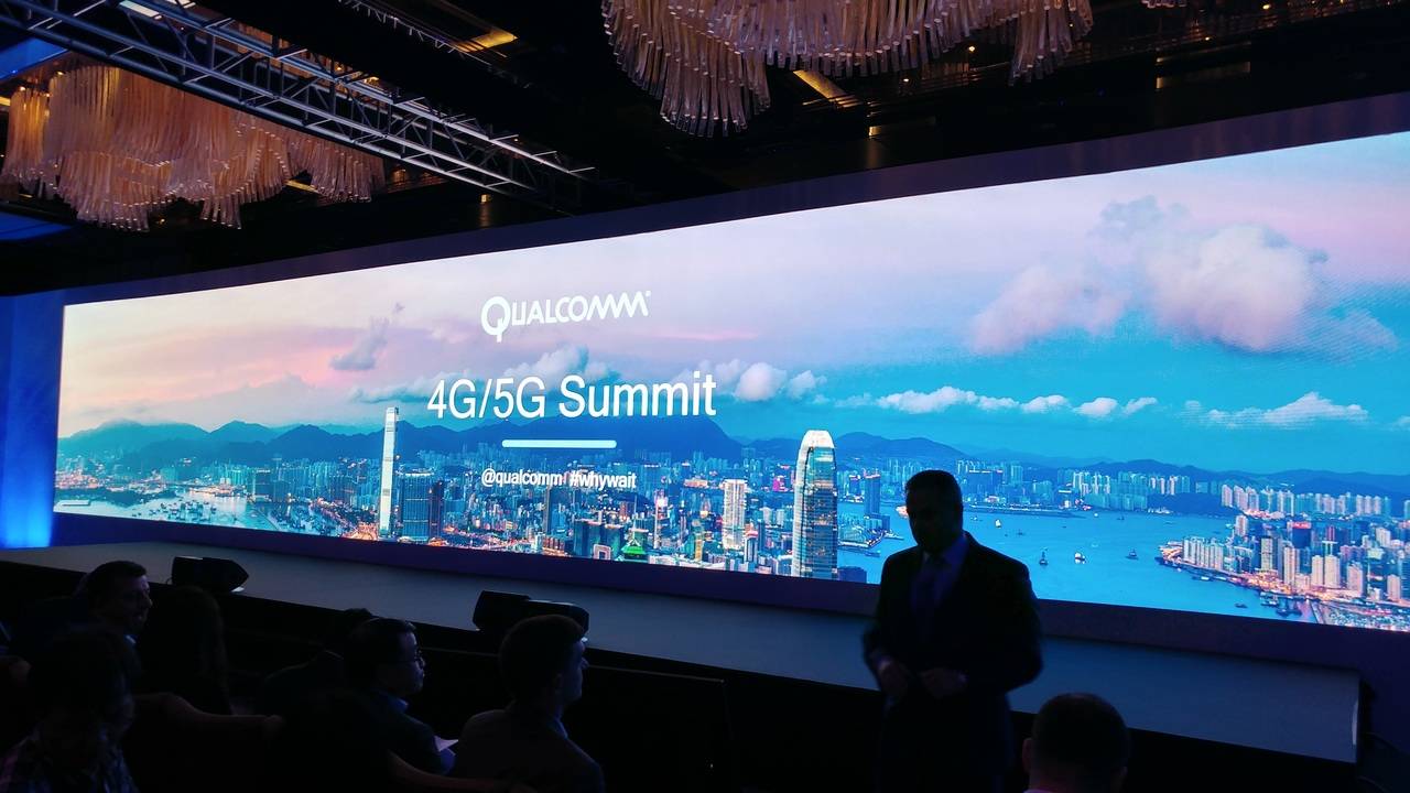 C.Amon abre el condreso 4G/5G de Qualcomm en Hong Kong