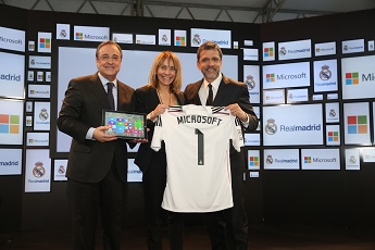Real Madrid C.F y Microsoft se embarcan juntos a una nueva era digital