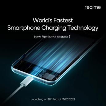 Realme aterrizará en el MWC con la tecnología de carga de smartphones más rápida del mundo