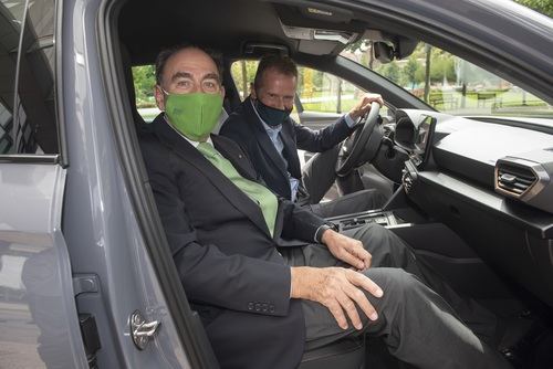 Dr. Herbert Diess, CEO del Grupo Volkswagen y presidente del Consejo de Administración de SEAT, e Ignacio Galán, presidente de Iberdrola durante el encuentro 