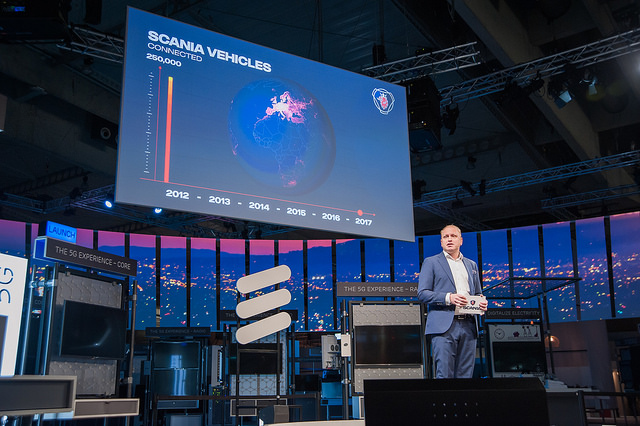 Scania incorpora una nueva plataforma digital de servicios de transporte creada por Ericsson