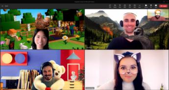 Microsoft Teams integra Lenses de Snapchat en sus videollamadas