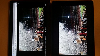 Comparativa TAB S / iPad Air (Foto: Pilar Bernat)