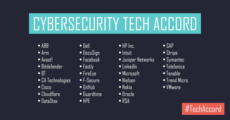 Cibersecurity Tech Accord, el compromiso contra el ciberataque
