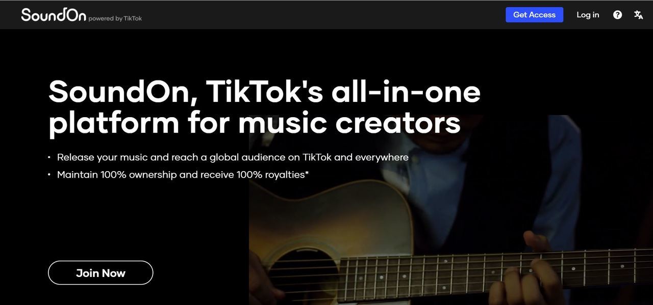 TikTok lanza SoundOn, su nueva plataforma de distribución musical