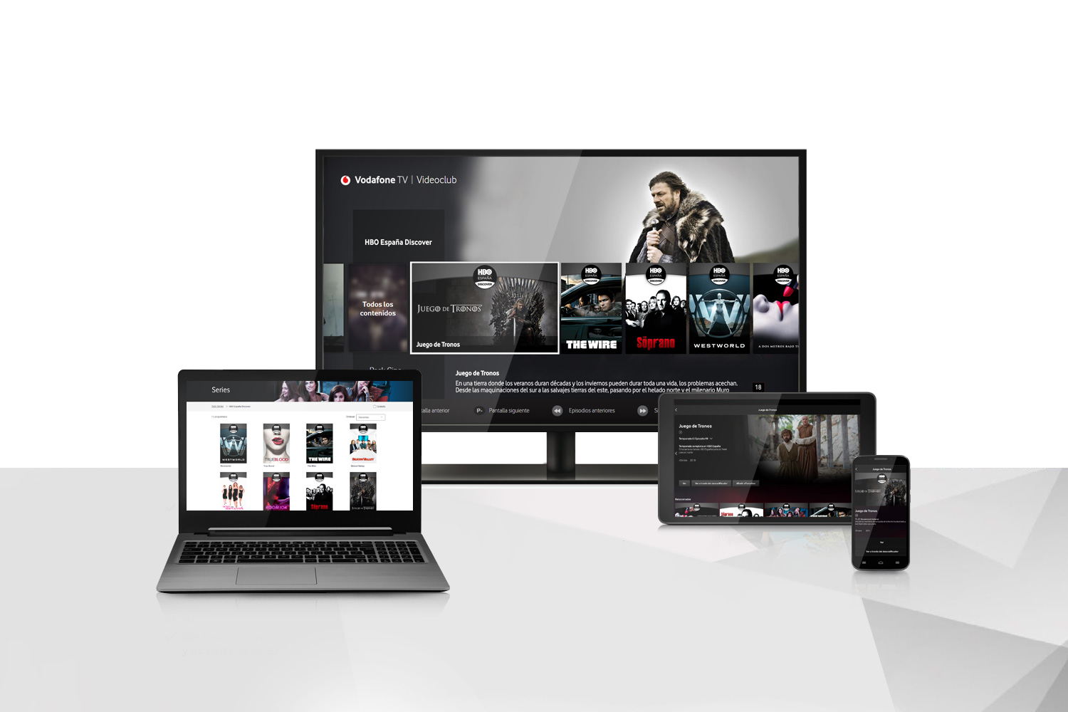 Vodafone ofrecerá gratis a sus clientes contenido propio de HBO España en su plataforma Vodafone TV
 