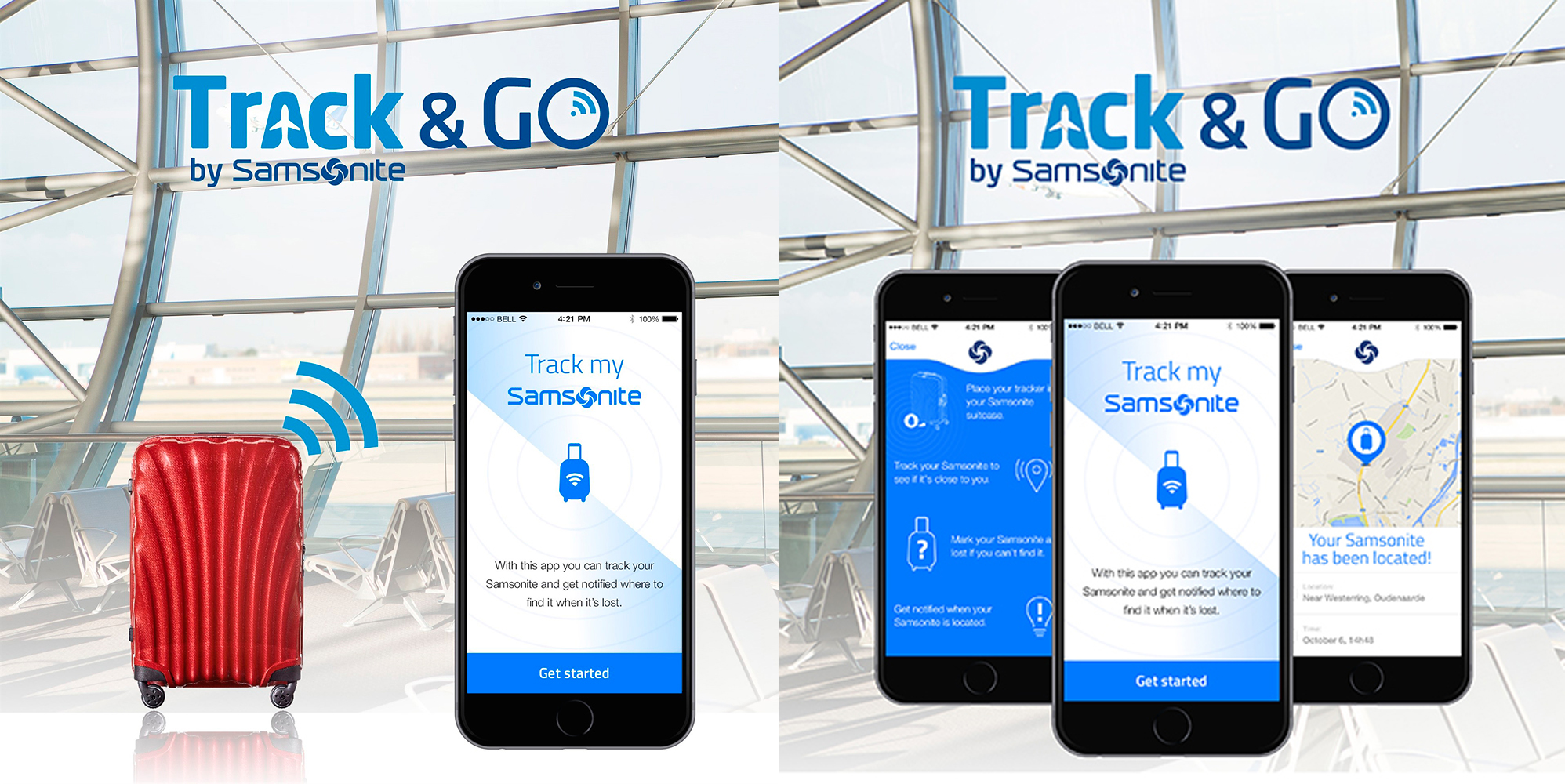 Samsonite y Vodafone crean Track&amp;Go, una solución para encontrar el equipaje