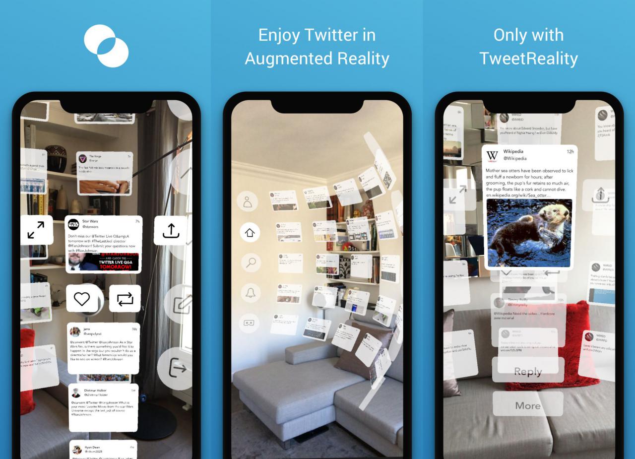 Twittear en realidad aumentada ya es posible