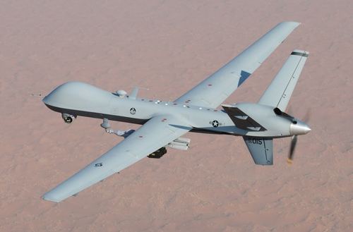El nuevo UAV del Ejército del Aire “Predator B” vuela por primera vez sobre Talavera la Real