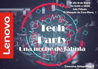 Lenovo celebra la gran fiesta de la tecnología en Madrid: Tech Party