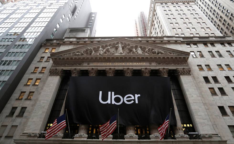 Uber se estrena en Bolsa con una caída del 7,56%