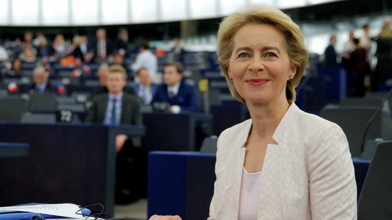 Ursula von der Leyen, presidenta de la Comisión Europea