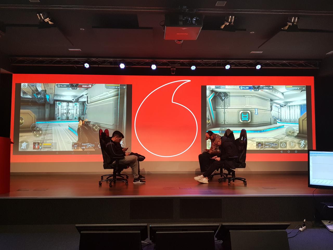 Vodafone tantea la 5G con una demo de gaming y mínima latencia