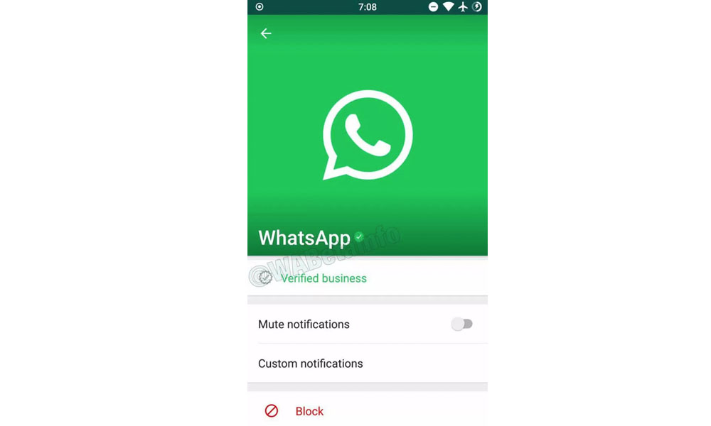 WhatsApp incorpora icono especial para las empresas verificadas
 
