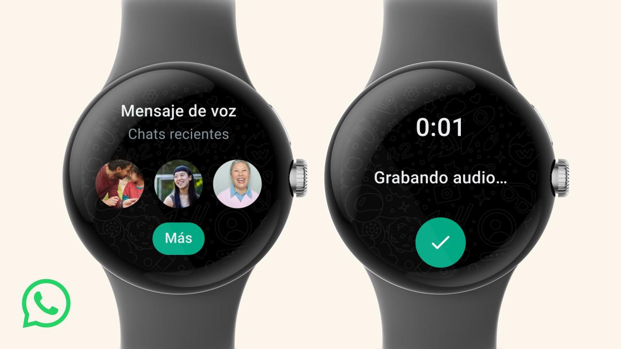 WhatsApp llega a Wear OS de manera nativa