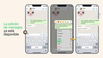 WhatsApp permitirá la edición de mensajes