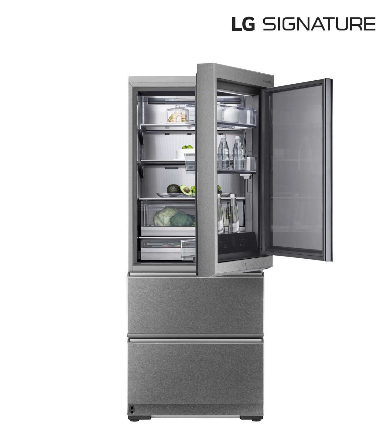 El nuevo frigorífico de diseño Combi Signature Instaview Door-In-Door de LG