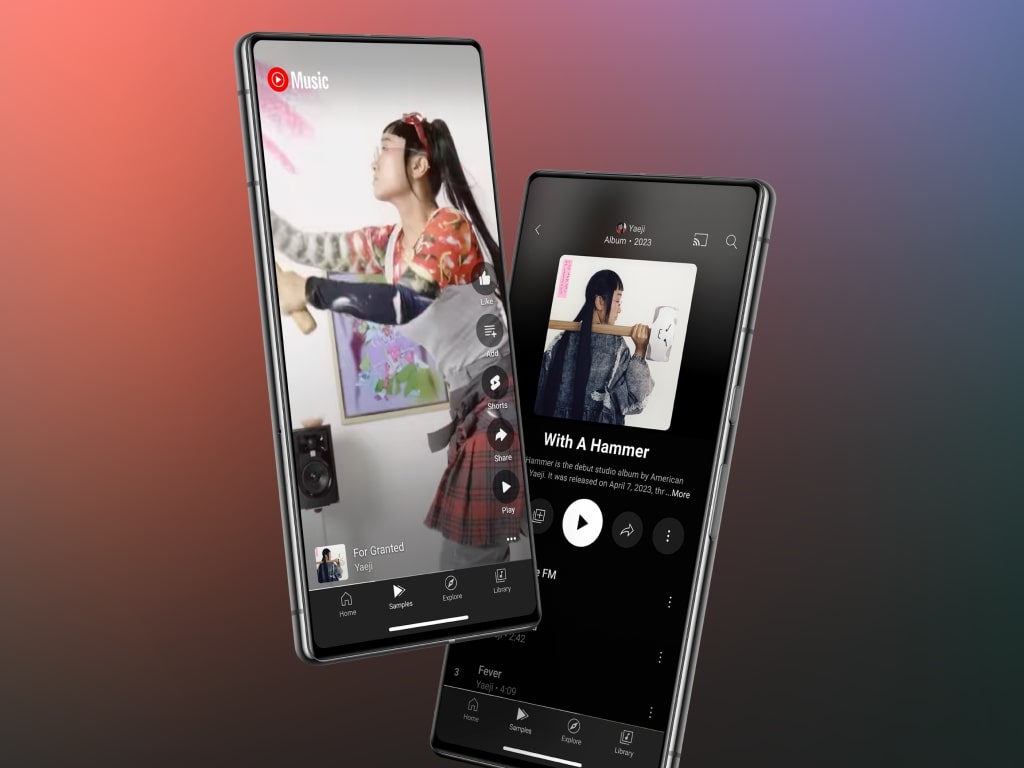 YouTube Music lanza su nueva pestaña Samples