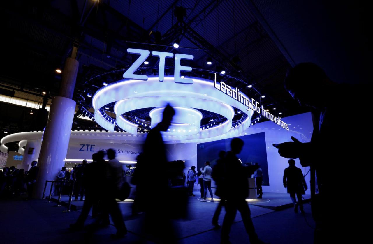 ZTE Corp China perdió 1.000 millones de dólares en 2018
