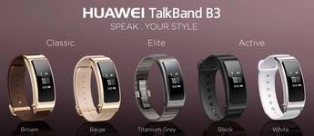 TalkBand B3, tecnología y estilo en el nuevo wearable de Huawei