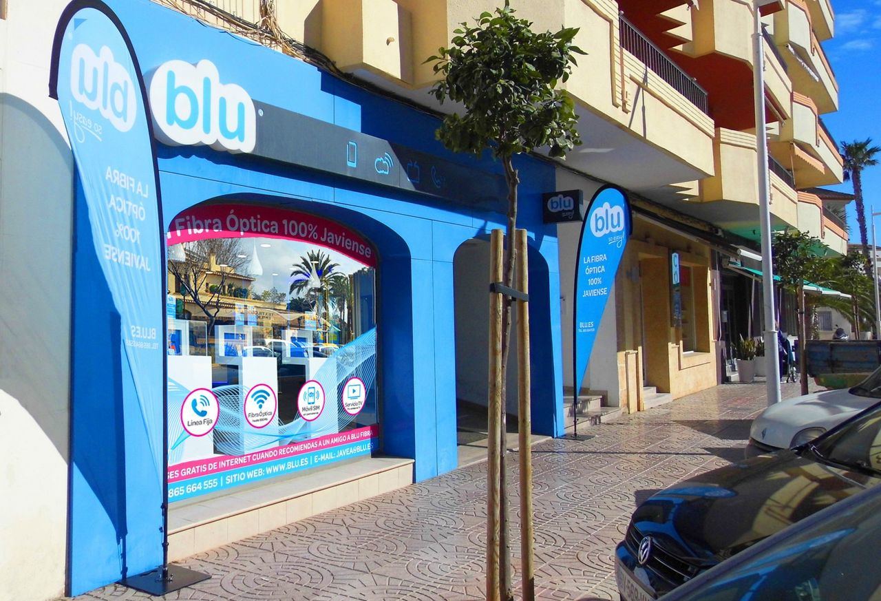 Una de las tiendas de Blu en Jávea