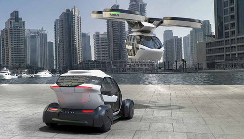 Airbus presenta su propuesta de coche autónomo volador