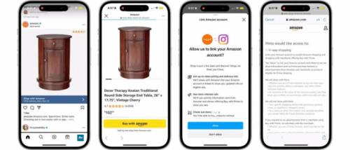 Meta permitirá comprar productos de Amazon directamente desde Instagram y Facebook