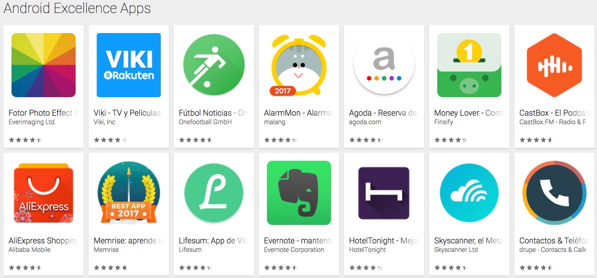 Conoce la lista de apps recomendadas de Google