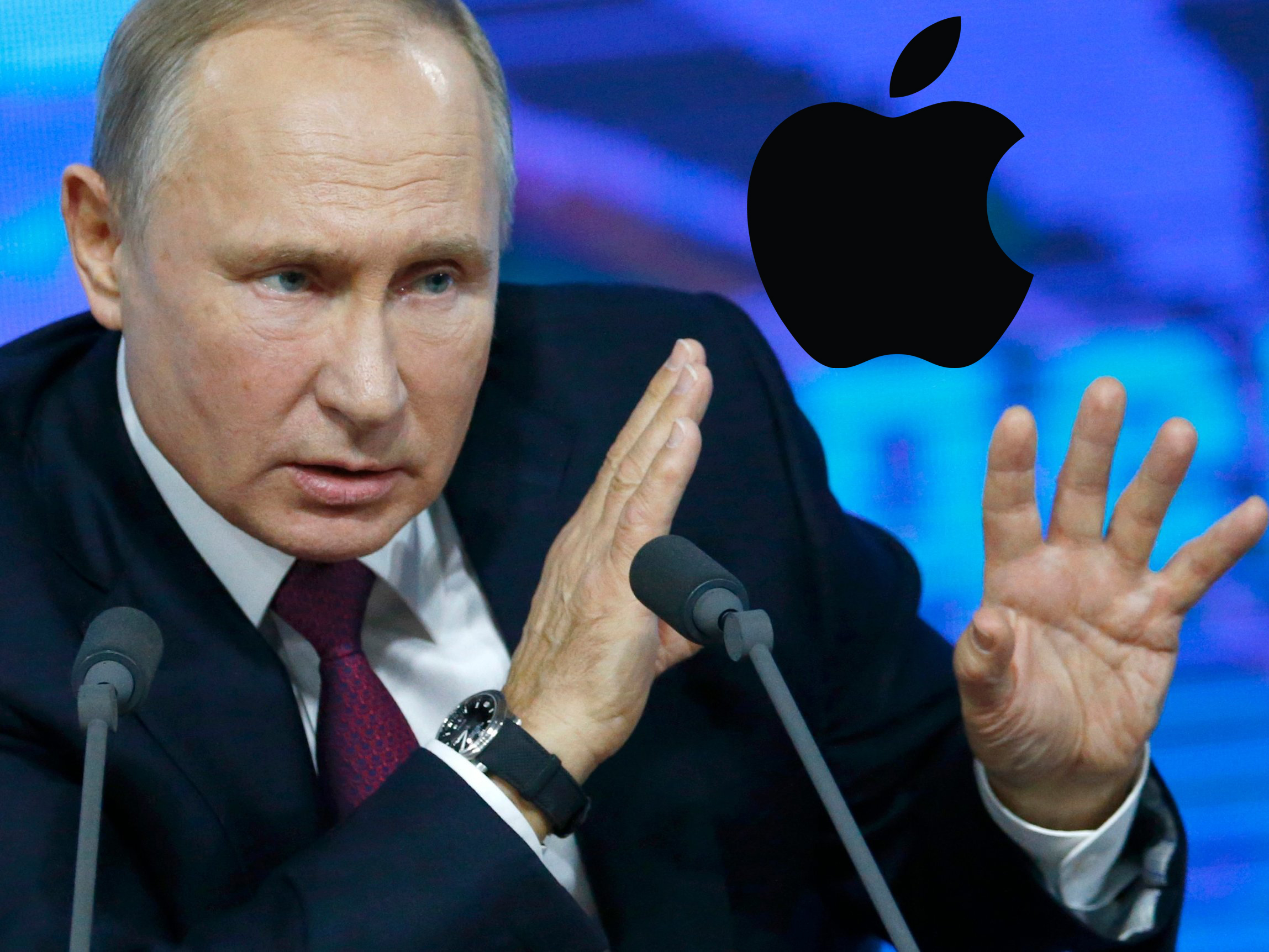 Apple cede ante Rusia y comienza a almacenar datos de usuarios en el país