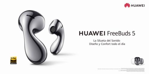 Así son los nuevos FreeBuds 5 de Huawei