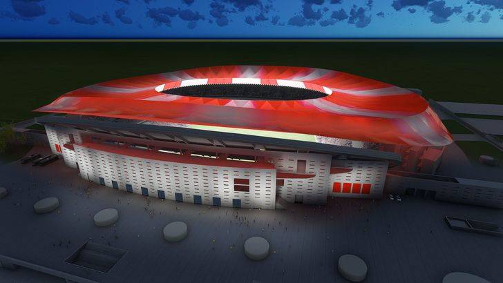 Philips iluminará el nuevo estadio del Atlético de Madrid