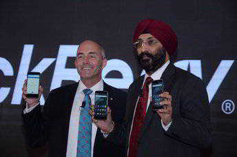 BlackBerry se alía con fabricante local de India