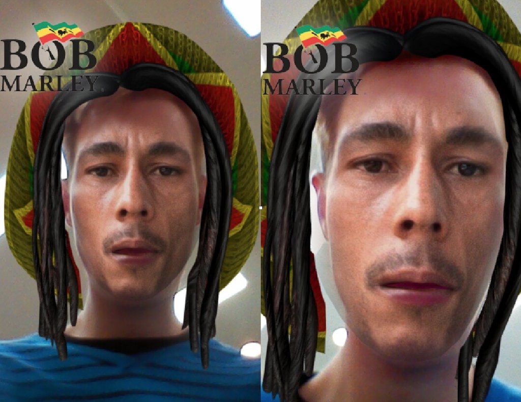 Polémica por el filtro de Bob Marley en Snapchat