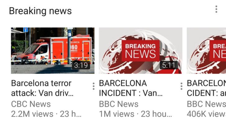 YouTube estrena una sección de ‘Noticias de Última Hora’
