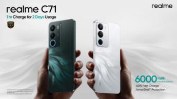 Realme refuerza su gama de entrada con el nuevo C71, un smartphone con batería de larga duración y carga rápida