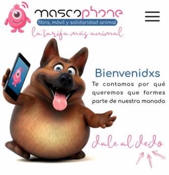 Mascophone, el nuevo OMV solidario con el mundo animal