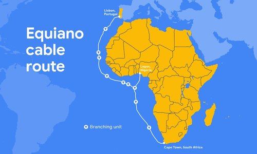Google anuncia Equiano, un nuevo cable submarino para conectar África y Europa