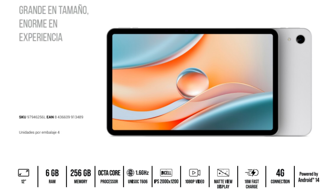 SPC lanza la Gravity Pro, su nueva tablet con tecnología Matte View Display para cuidar la vista