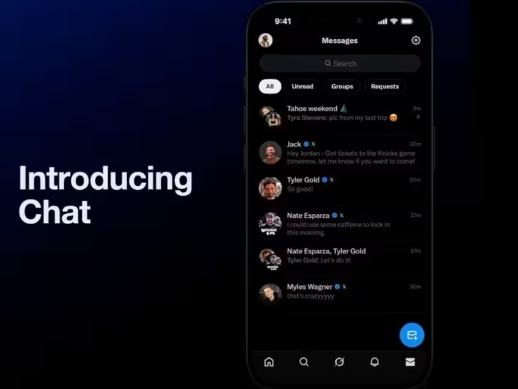 Así es Chat, la nueva mensajería de X con la que las personas podrán realizar videollamadas y enviar mensajes temporales